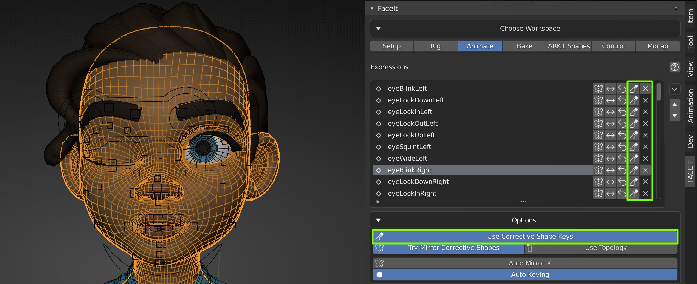Edit Expressions - Faceit Documentation